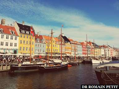 Maisons sur le canal Nyhavn à Copenhague.