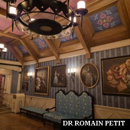 Salle d'attente de la Rencontre royale avec Anna et Elsa par Romain Petit