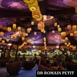 Intérieur de Raiponce Tangled Spin de nuit par Romain Petit