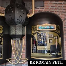 Réception de l'hôtel Charles Lindberg