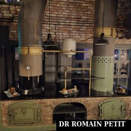 Comptoir dans le restaurant Uhrwerk