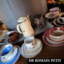 Décorations du petit déjeuner du restaurant Uhrwerk