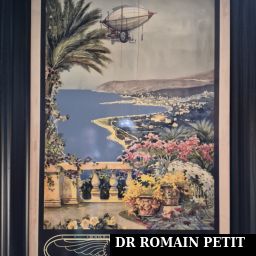 Affiche dans l'hôtel Charles Lindberg