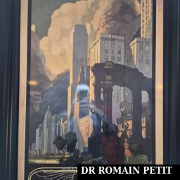 Affiche dans l'hôtel Charles Lindberg