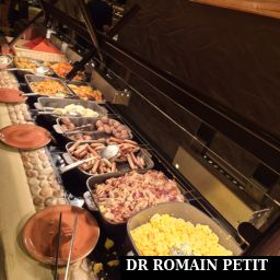 Mets du petit déjeuner de l'hôtel Matamba