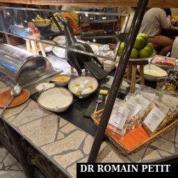 Mets du petit déjeuner de l'hôtel Matamba