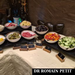 Mets du petit déjeuner de l'hôtel Matamba