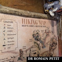 Plan du trail Deep in Africa par Romain Petit