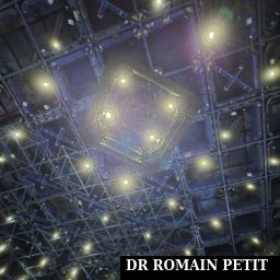 Plafond avec toutes ses fixations techniques